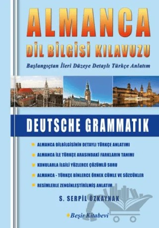 Almanca Dil Bilgisi Kılavuzu – S. Serpil Özkaynak – Beşir Kitabevi kitap kapağı