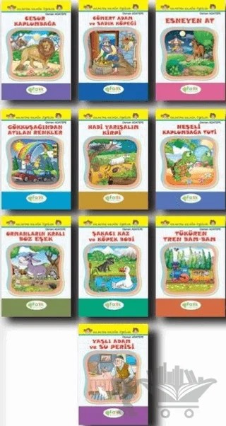 Kulaktan Kulağa Öyküler Mini Masallar (10 Kitap Takım) – Osman Adatepe – Fark Yayınları kitap kapağı