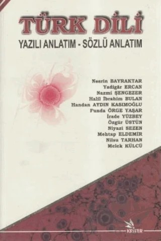 Türk Dili Yazılı Anlatım - Sözlü Anlatım – Kolektif – Kriter Yayınları kitap kapağı