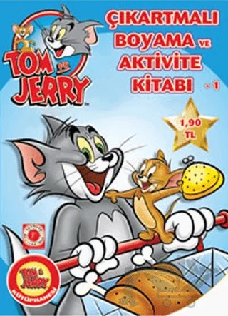 Tom ve Jerry Çıkartmalı Boyama Ve Aktivite Kitabı – Kolektif – Artemis Yayınları kitap kapağı