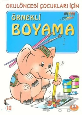 Örnekli Boyama 10 – Kolektif – Özyürek Yayınları kitap kapağı