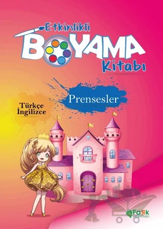 Etkinlikli Boyama Kitabı Prensesler – Kolektif – Fark Yayınları kitap kapağı