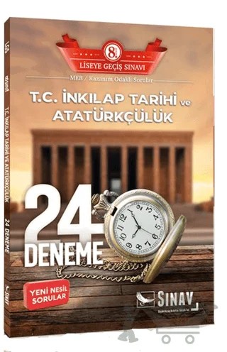 8. Sınıf T.C. İnkılap Tarihi ve Atatürkçülük 24 Deneme – Kolektif – Sınav Yayınları kitap kapağı
