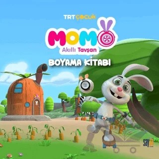 Akıllı Tavşan Momo Boyama Kitabı – Kolektif – Sayda Yayınları kitap kapağı