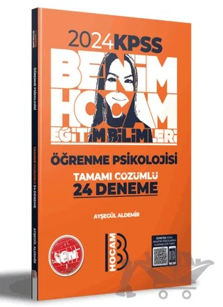 Eğitim Bilimleri Öğrenme Psikolojisi Tamamı Çözümlü 24 Deneme – Ayşegül Aldemir – Benim Hocam Yayınları kitap kapağı