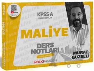 KPSS A Grubu Maliye Video Ders Notları – Murat Güzelli – İndeks Akademi Yayıncılık kitap kapağı