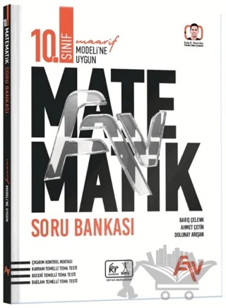 10. Sınıf Matematik Maarif Modeli Soru Bankası – Barış Çelenk, Ahmet Çetin, Dolunay Arışan – FAV Yayınları kitap kapağı