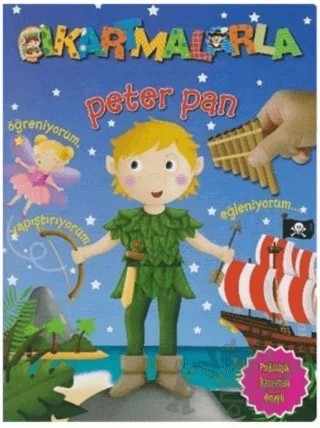 Çıkartmalarla Peter Pan – Kolektif – Parıltı Yayınları kitap kapağı