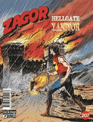 Hellgate Yanıyor - Zagor Sayı 207 – Samuel Marolla – Lal Kitap kitap kapağı
