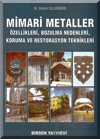 Mimari Metaller – M. Bülent Uluengin – Birsen Yayınevi kitap kapağı