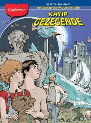 Kayıp Gezegende – Antonio Serra – Çizgi Düşler Yayınevi kitap kapağı