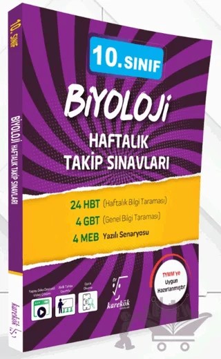 10. Sınıf Biyoloji Haftalık Takip Sınavları – Tuğba Ercan – Karekök Yayıncılık kitap kapağı
