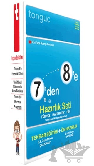 7'den 8'e Hazırlık Seti – Kolektif – Tonguç Akademi kitap kapağı