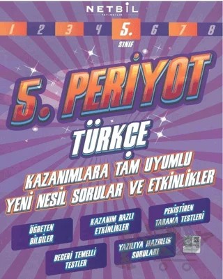 5. Sınıf Türkçe 5. Periyot – Kolektif – Netbil Yayıncılık kitap kapağı