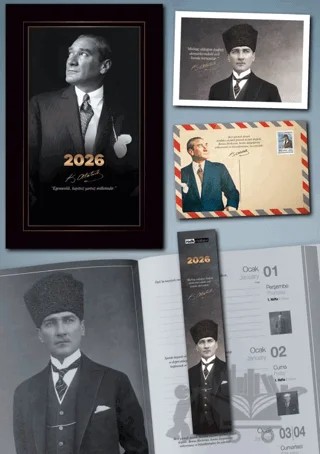 2026 Atatürk Ajandası - İstikbal – Kolektif – Mor Kelebek kitap kapağı