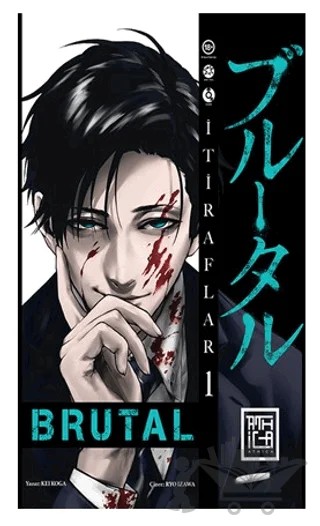 Brutal 1 – Kei Koga – Athica Yayınları kitap kapağı