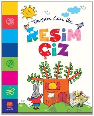 Tavşan Can İle Resim Çiz – Nicoletta Costa – Uçan Fil Yayınları kitap kapağı