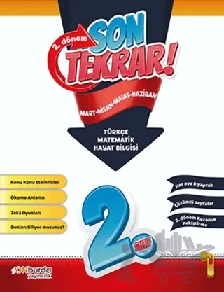 2. Sınıf Son Tekrar – Kolektif – ONburda Yayınları kitap kapağı