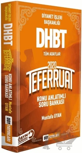2020 DHBT Teferruat Serisi Konu Anlatımlı Soru Bankası – Mustafa Uyan – DDY Yayınları kitap kapağı