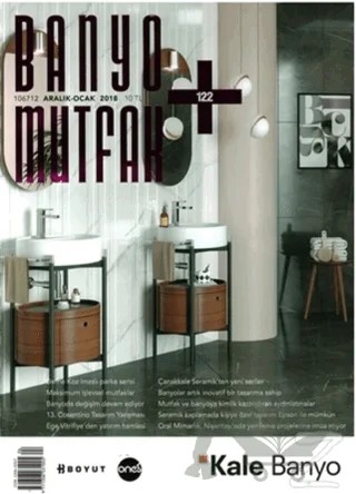 Banyo Mutfak Dergisi Sayı: 122 Aralık - Ocak 2018 – Boyut Yayın Grubu kitap kapağı