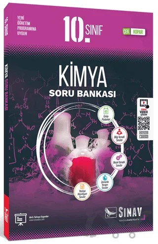 10. Sınıf Kimya Soru Bankası – Kolektif – Sınav Yayınları kitap kapağı