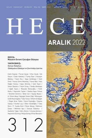 Hece Dergisi - Sayı 312 Aralık 2022 – Hece Dergisi kitap kapağı