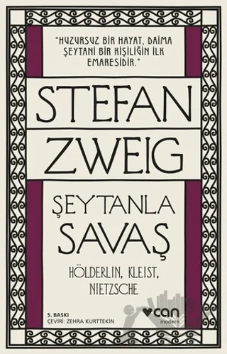 Şeytanla Savaş – Stefan Zweıg – Can Yayınları kitap kapağı