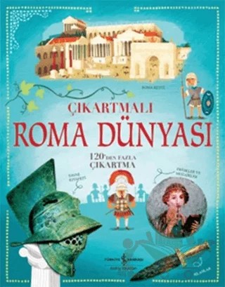 Çıkartmalı Roma Dünyası – Megan Cullis – İş Bankası Kültür Yayınları kitap kapağı