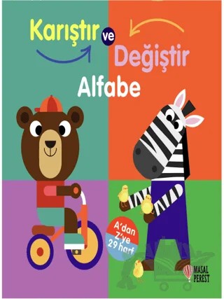Karıştır ve Değiştir-Alfabe – Kolektif – Masalperest kitap kapağı