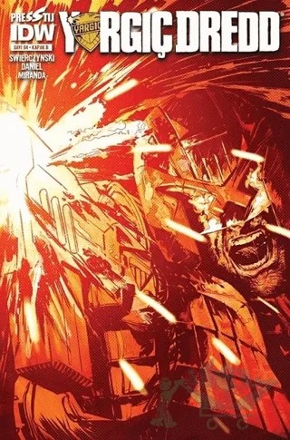 Yargıç Dredd Sayı: 4 - Kapak B – Presstij Kitap kitap kapağı