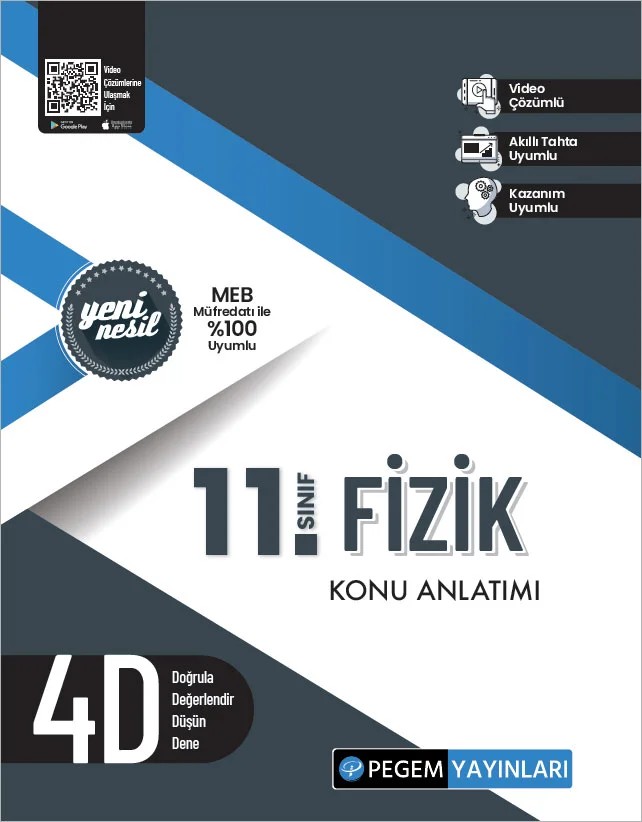 Pegem 11. Sınıf Fizik Konu Anlatımlı – Pegem Akademi Yayıncılık kitap kapağı
