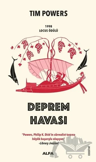 Deprem Havası – Tim Powers – Alfa Yayınları kitap kapağı