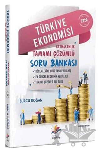 2020 Türkiye Ekonomisi - Kaymakamlık Tamamı Çözümlü Soru Bankası – Burcu Doğan – Dizgi Kitap kitap kapağı