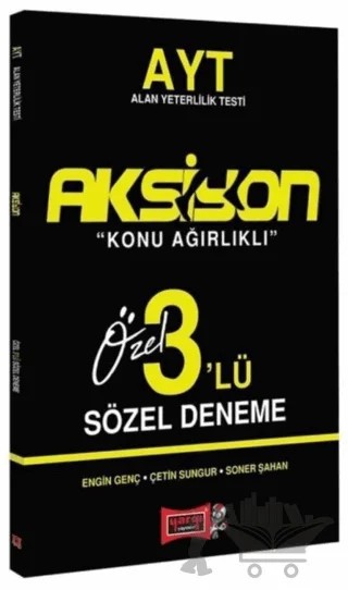 YKS AYT Aksiyon Sözel 3 Deneme – Kolektif – Yargı Yayınevi kitap kapağı