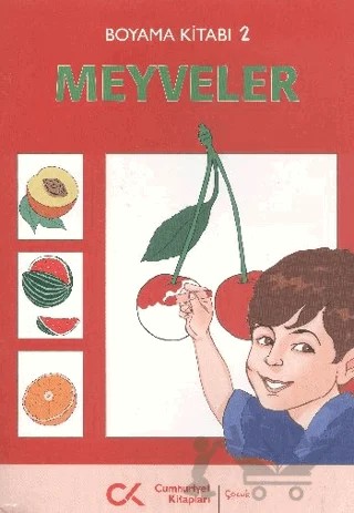 Meyveler Boyama Kitabı 2 – Zafer Temoçin – Cumhuriyet Kitapları kitap kapağı