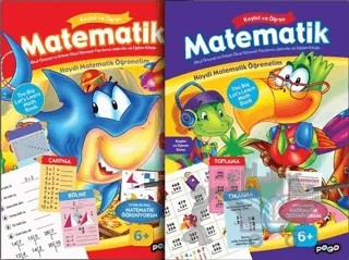 Keşfet ve Öğren Matematik Seti (2 Kitap Takım) – Kolektif – Pogo Çocuk kitap kapağı