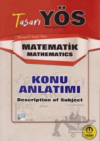 YÖS Matematik Konu Anlatımı – Kolektif – Tasarı Eğitim Yayınları kitap kapağı