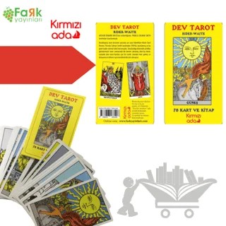 Dev Tarot Kartları – Pamela Colman Smith – Kırmızı Ada Yayınları kitap kapağı