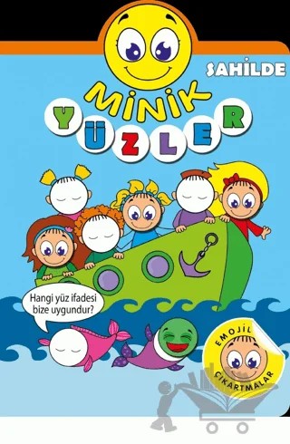 Minik Yüzler - Sahilde – Kolektif – Koloni Çocuk kitap kapağı