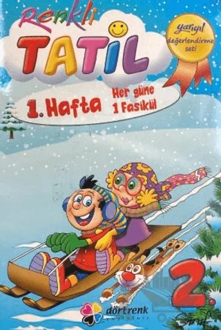 2. Sınıf Yarıyıl Renkli Tatil Seti – Kolektif – Dört Renk Yayınları kitap kapağı