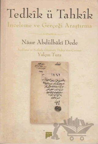 Tedkik ü Tahkik İnceleme ve Gerçeği Araştırma – Nasır Abdülbaki Dede – Pan Yayıncılık kitap kapağı