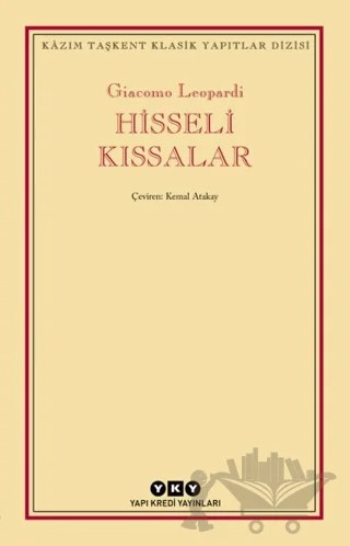 Hisseli Kıssalar – Giacomo Leopardi – Yapı Kredi Yayınları kitap kapağı