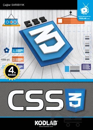 CSS3 – Çağlar Sarıbıyık – Kodlab Yayın Dağıtım kitap kapağı