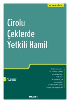 Cirolu Çeklerde Yetkili Hamil – Erhan Günay – Seçkin Yayıncılık kitap kapağı