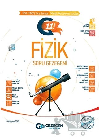 11. Sınıf Fizik Soru Gezegeni – Hüseyin Avan – Gezegen Yayıncılık kitap kapağı