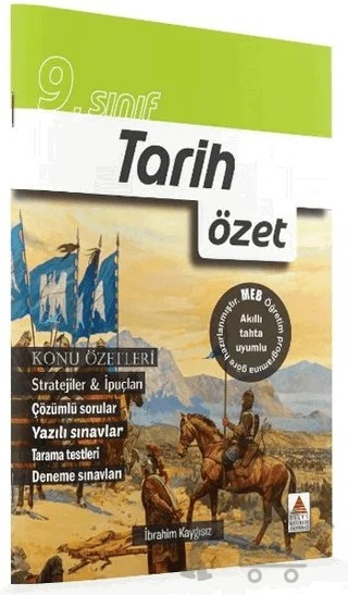 9. Sınıf Tarih Özet – İbrahim Kaygısız – Delta Kültür Yayınevi kitap kapağı