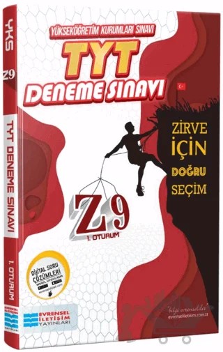 TYT Z9 Video Çözümlü Deneme Sınavı – Kolektif – Evrensel İletişim Yayınları kitap kapağı