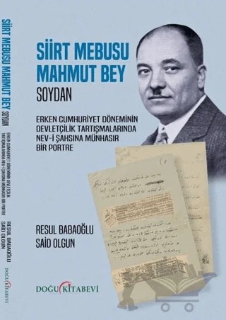 Siirt Mebusu Mahmut Bey – Resul Babaoğlu, Said Olgun – Doğu Kitabevi kitap kapağı