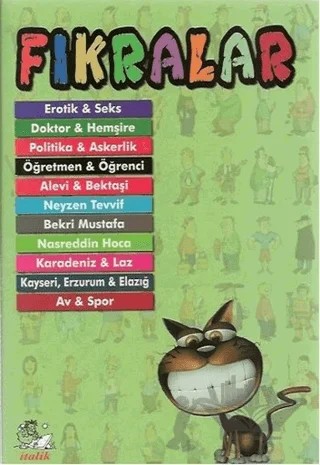 Fıkralar – M. Ali Ayyıldız – İtalik Yayınevi kitap kapağı