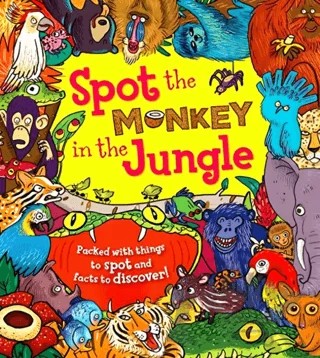 Spot The Monkey In The Jungle – Kolektif – QED kitap kapağı